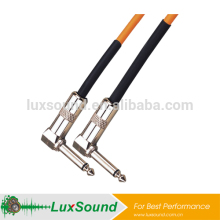 unbalance instrument cable, 6.35 jack guitar cable, right angle guitar cable