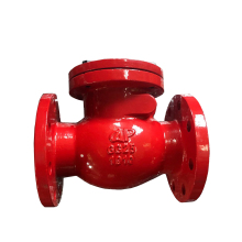 BS 5153 Cast Iron Flange Connected Swing Check Valves Double Axis Butterfly Valve