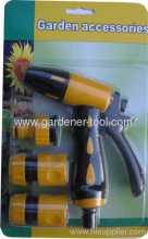 2-way Plastic Garden Hose Nozzle With Coupling?