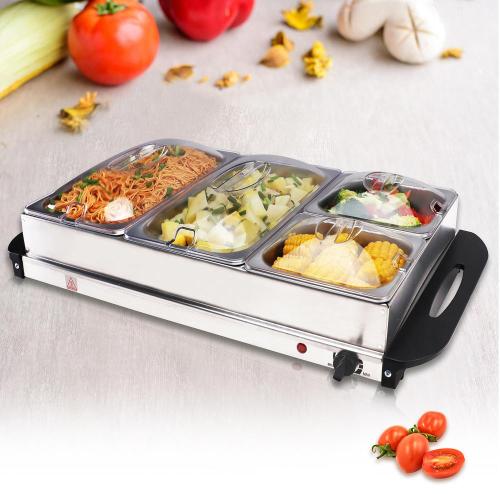 Aquecedor de buffet de 300W de aço inoxidável