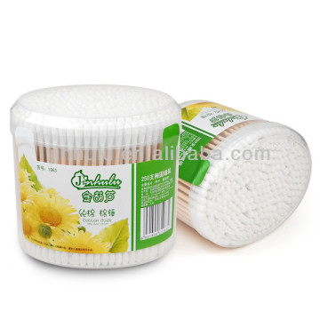 250pcs wood cleaning swabs ear cotton bud swab