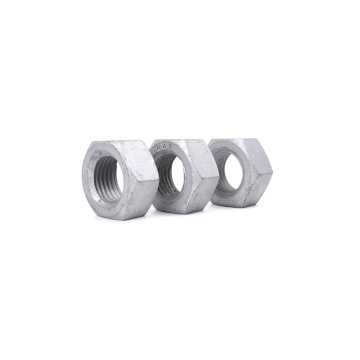 Hot Dip Galvanized Nut Bolt High-Strength Hot Galvanized HEX Nut Supplier
