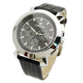 Chronograph Wrist Watch With Carbon Fiber Dial