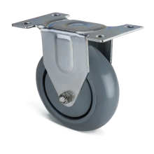 PU industrial caster with lock