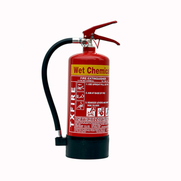 Portable wet chemical fire extinguishers