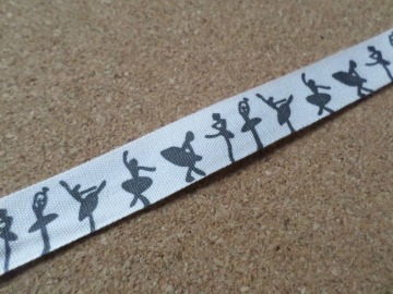 Dancing Printing Cotton Ribbon