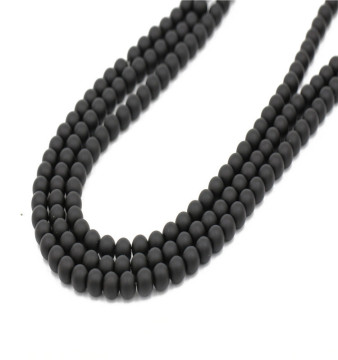 Wholesale Black Matte Onyx Loose Gemstone Beads Onyx Beads 8mm Stone Jewelry