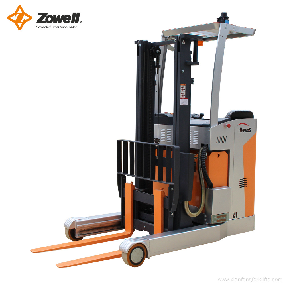 1.5ton Electric Reach Forklift Customized 5500mm