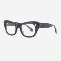 Cat Eye Bevel Acetate Women's Optical Frames 23A3183