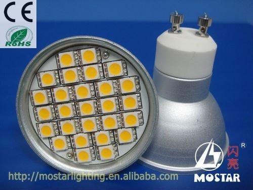 China manufacture LED spotlight GU10 27SMD
