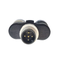 Conector do tipo Y de 60V M12 para feminino