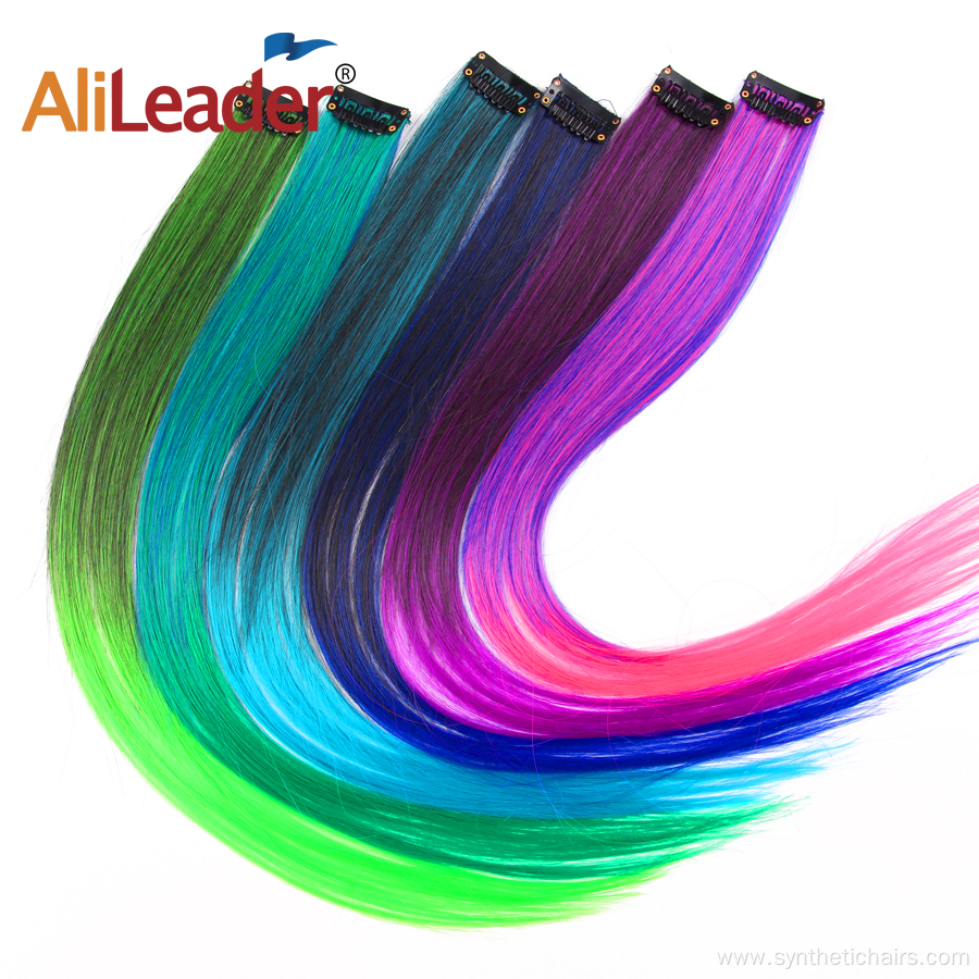 Straight 1 Clip Synthetic Clip In Hair Extension
