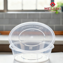 Round disposable packaging box