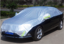 Foldable half car cover