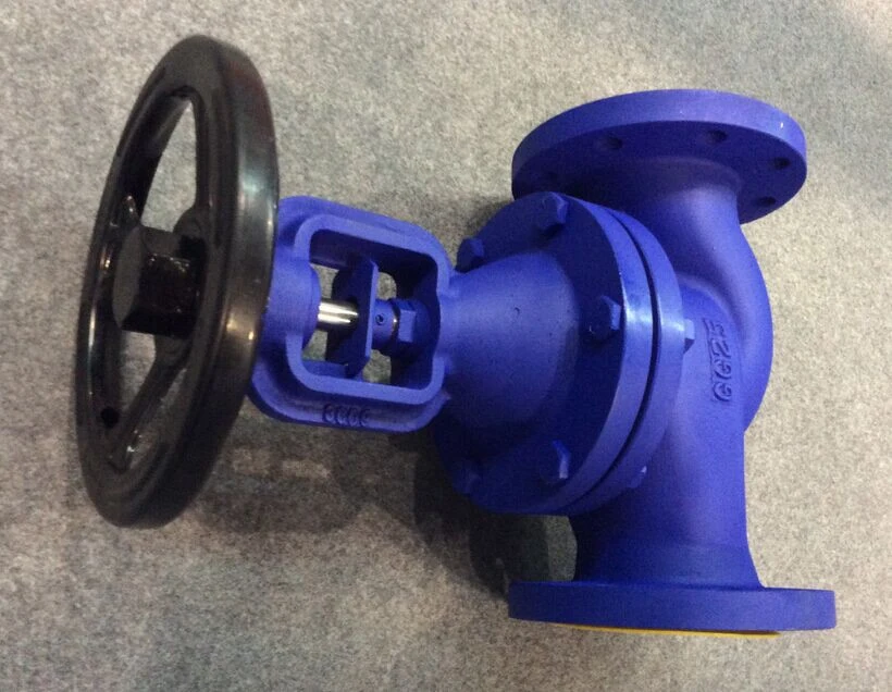 DIN cast iron PN16 steam system used bellow globe valve