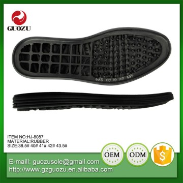 rubber sole type men flat casual shoes sole rubber sole