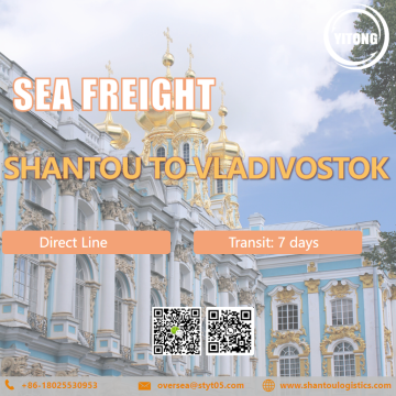 Sea Freight from Shantou to Vladivostok Russia