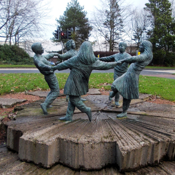 modern garden sculpture the dream bronze sculpture in glenrothes