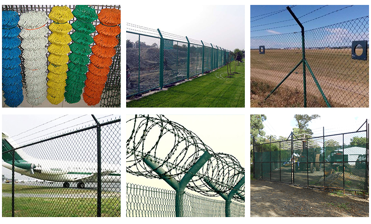 Customized Galvanized Steel Chain Link Fence