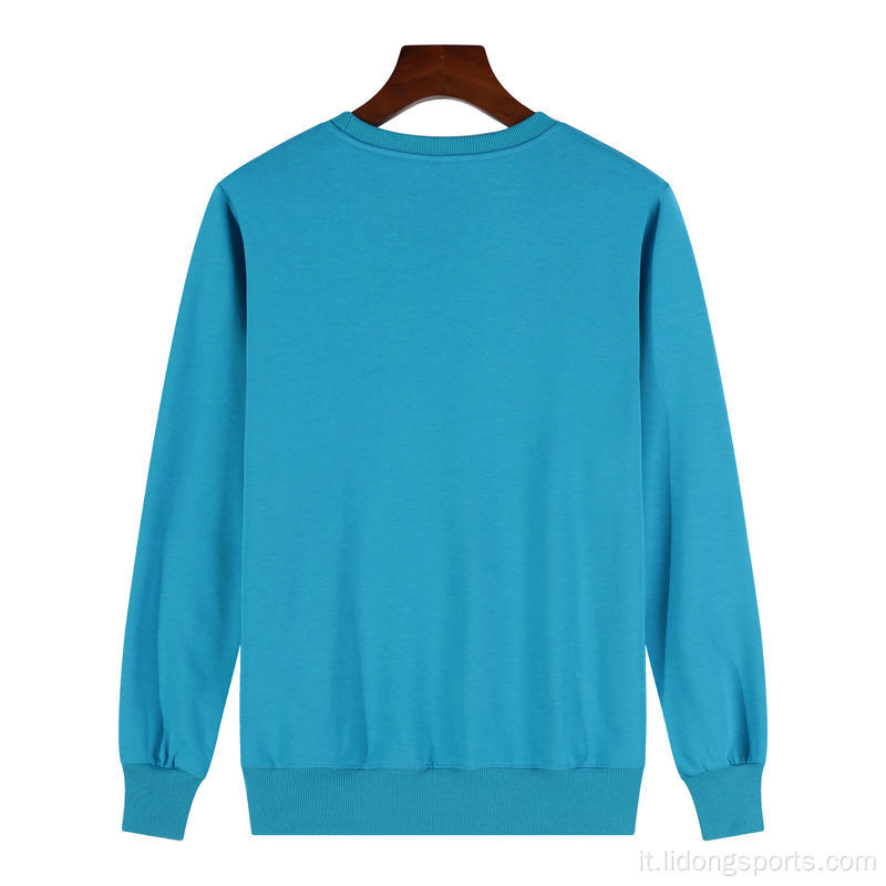 Plain all&#39;ingrosso Crewneck Unisex Pullover Felpers