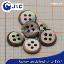 J&C Brown MOP shell buttons,pearl shell buttons for fashion shirt.BR054, BR057