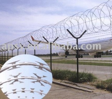 airport barrier, airport fencing wire mesh, razor barbed wire mesh