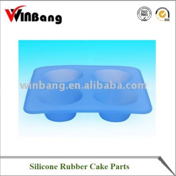 Silicone rubber cake parts