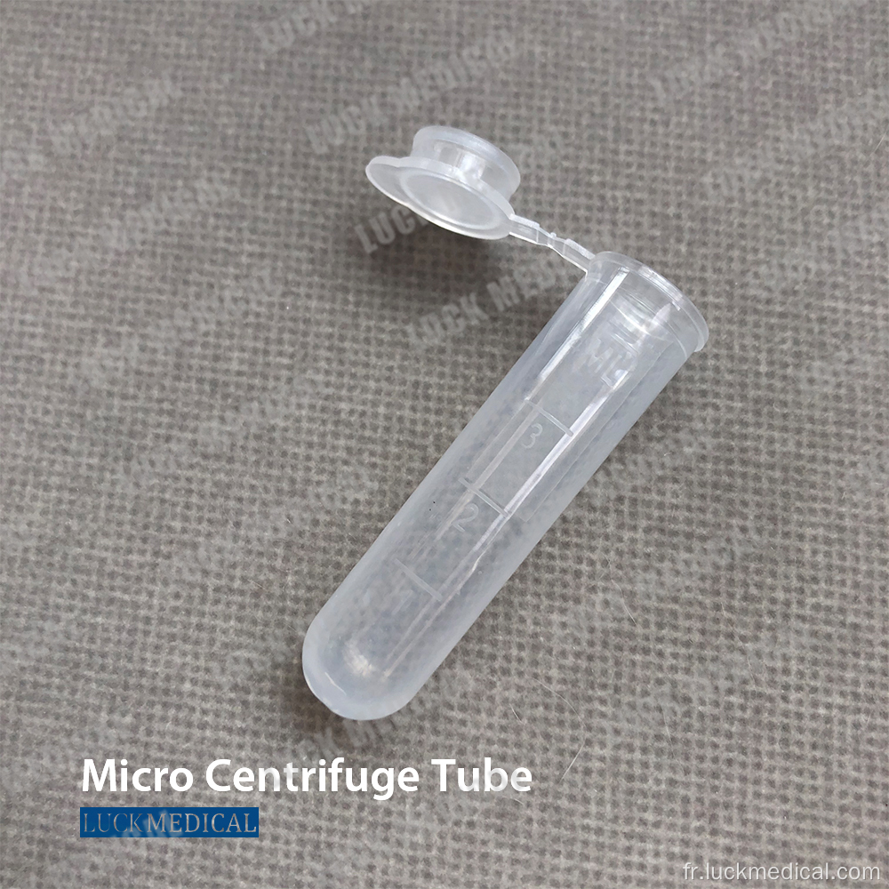 Tube de microcentrifugeuse avec filtre 0,5 ml / 1,5 ml / 2 ml / 5 ml