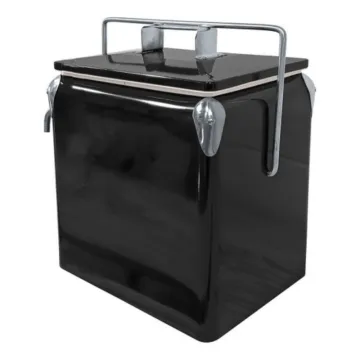 Outdoor Retro Cooler Can Custom Vintage Metal 13L Cooler Ice Chest Ice Cream Cool Box for Picnic Party