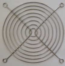 Metal grill fan finger guard