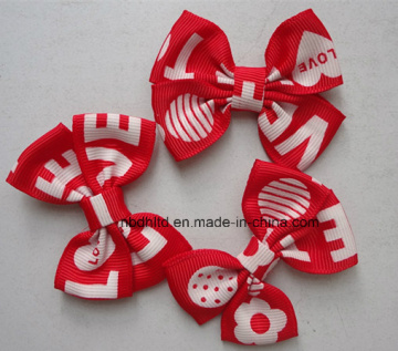 Gross Grain Printing Ribbon Bow