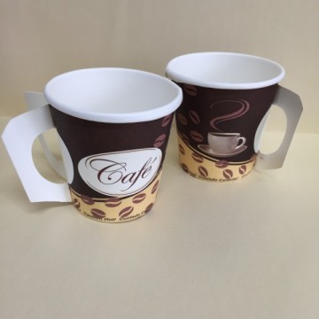 Takeaway 8oz Coffee Paper Cup with Handle