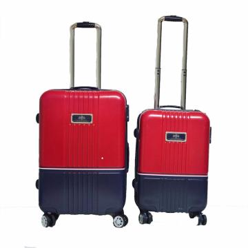 Contrast Color ABS Luggage with Spinner