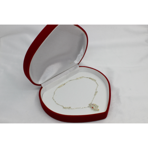 Custom velvet dispaly packaging with logo for jewelry