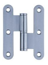 Stainless steel H hinges brass glass hinges