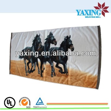 Polyester king size full printed towel