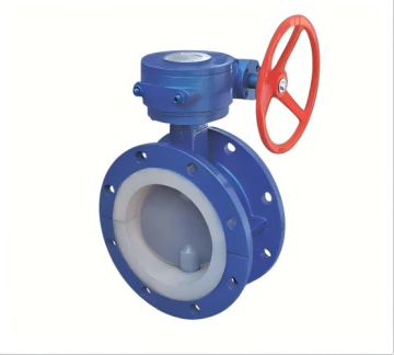 Manual Fluorine Lining Butterfly Valve