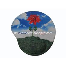 Custom Gel-filled Wrist Rest Mouse Pad With Durable Hard Pu