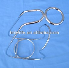 Iron Art Hand-Held Basket ,Wine bottle holder