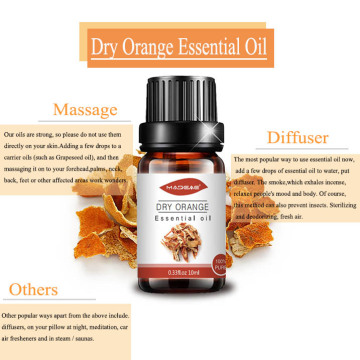 Food grade dry orange essential oil for skin