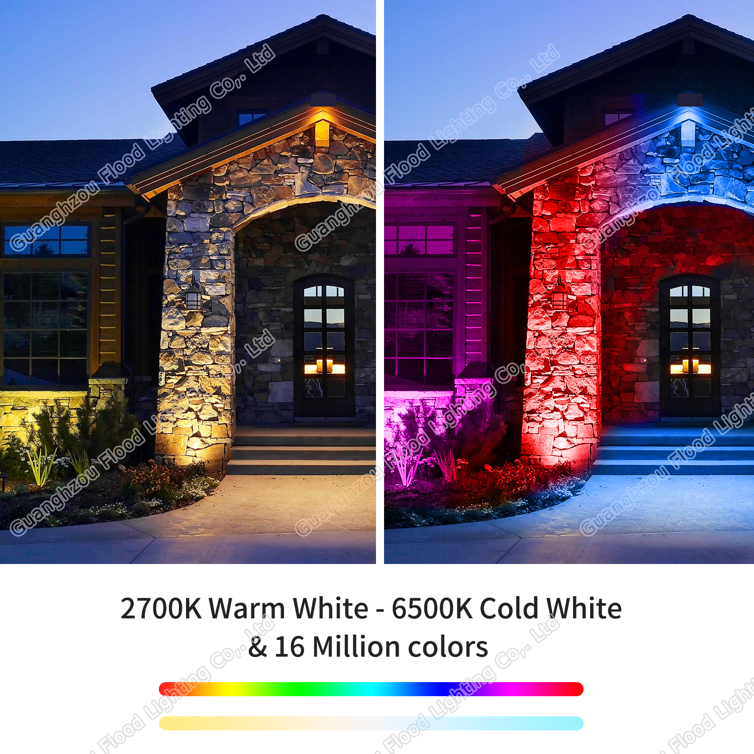 Compatible Amazo Alexa Google Home Smart WiFi LED Flood Light Compatible Amazo Alexa Google Home Smart WiFi LED Flood Light