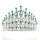 Alloy Drop Water Queen Colorful Pageant Crown