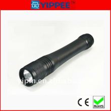 Head spin switch aluminum led flashlight torch