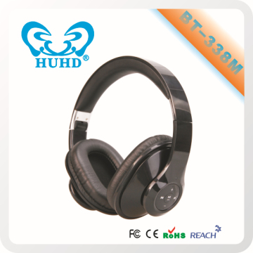 high quality soft PU leather bluetooth headphone