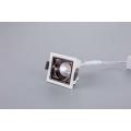 5W 3500K 2.4G Remote Control Square Spotlight-Aluminum