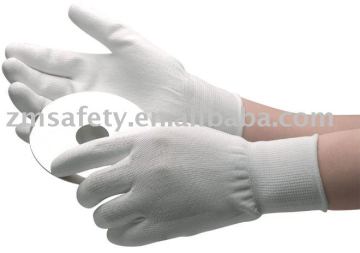 Carbon fiber Polyurethane ESD glove