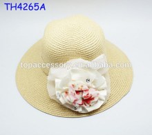 The Most Beautiful Spanish Straw Hat for Girls, with straw hat in stripe