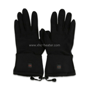 Snow heated Gloves with One Button control