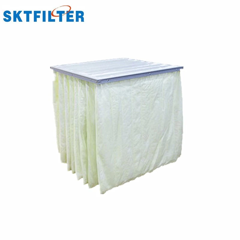 Bag Filters Synthetic Fiber Media G3 G4 Polyester Pocket Filter