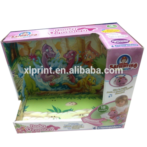 printed corrugated cardboard packaging box for toy packing